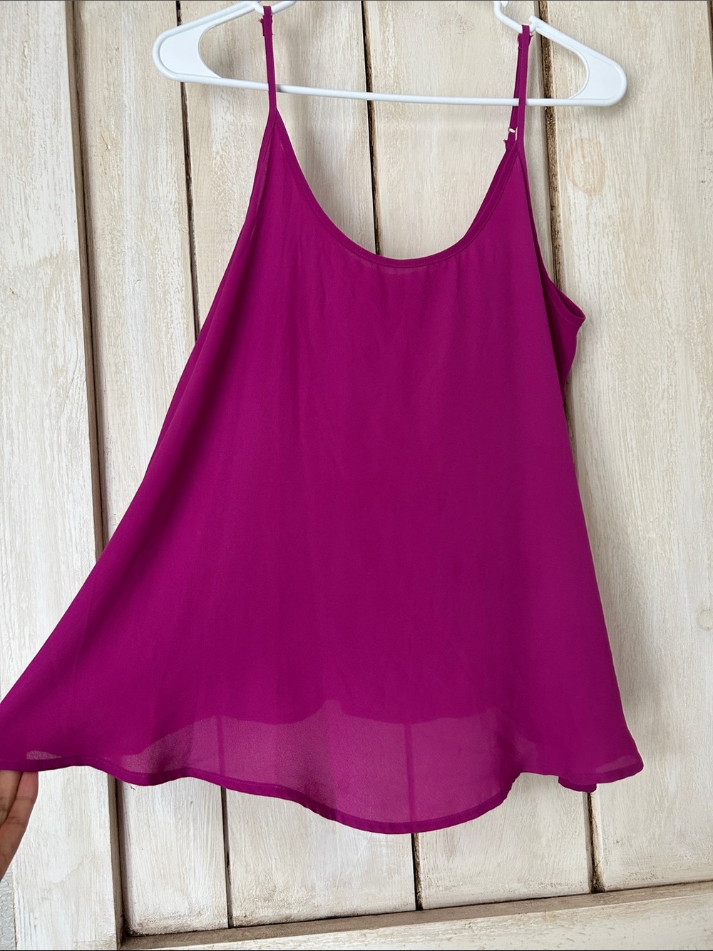 Apt. 9 Magenta Adjustable Spaghetti Strap Cami